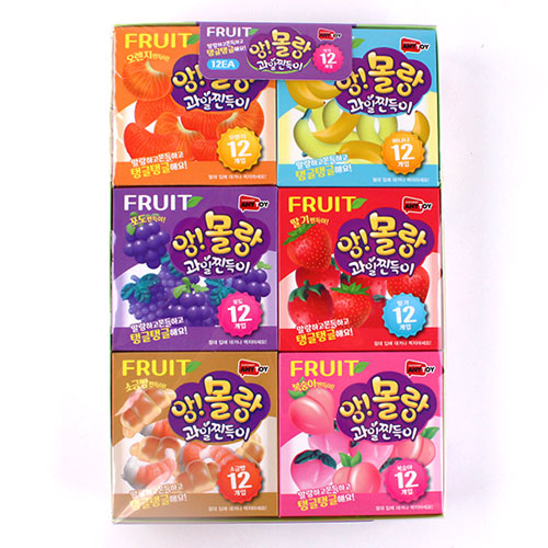 272B] 3000 앙! 몰랑 과일 찐득이3000몰랑과일찐득이,8809829601151,애*이,말랑이,과일장난감,앙몰랑팬시피아